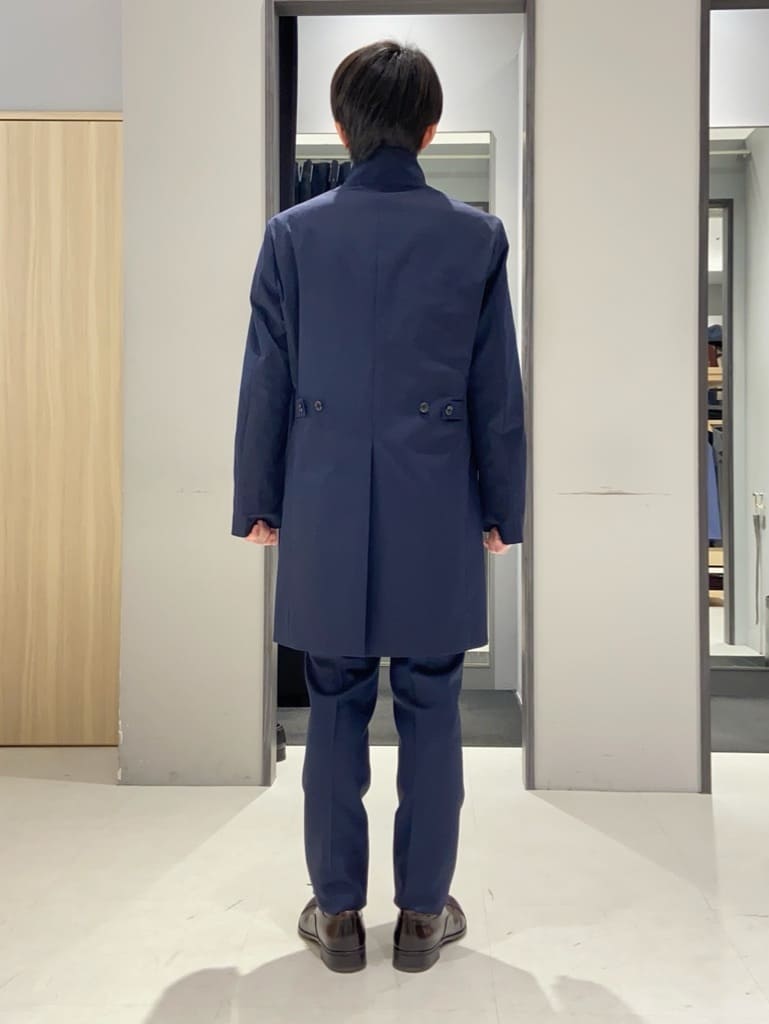 わいずみさんの「TAKEO KIKUCHI｜【Three by Three】シャイニーシャークピンヘッド スーツ/3ピース対応可」を使ったコーディネート