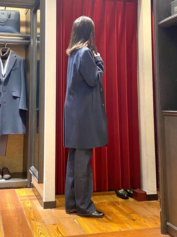 かわぴーさんの「TAKEO KIKUCHI｜【ウールカシミヤブレンド】ビーバー調 スタンドカラー コート」を使ったコーディネート