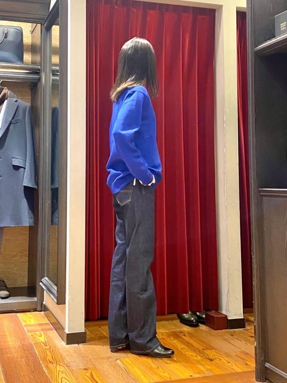 かわぴーさんの「TAKEO KIKUCHI｜【モンスターストレッチ】日本製 ワンウォッシュ デニムパンツ」を使ったコーディネート