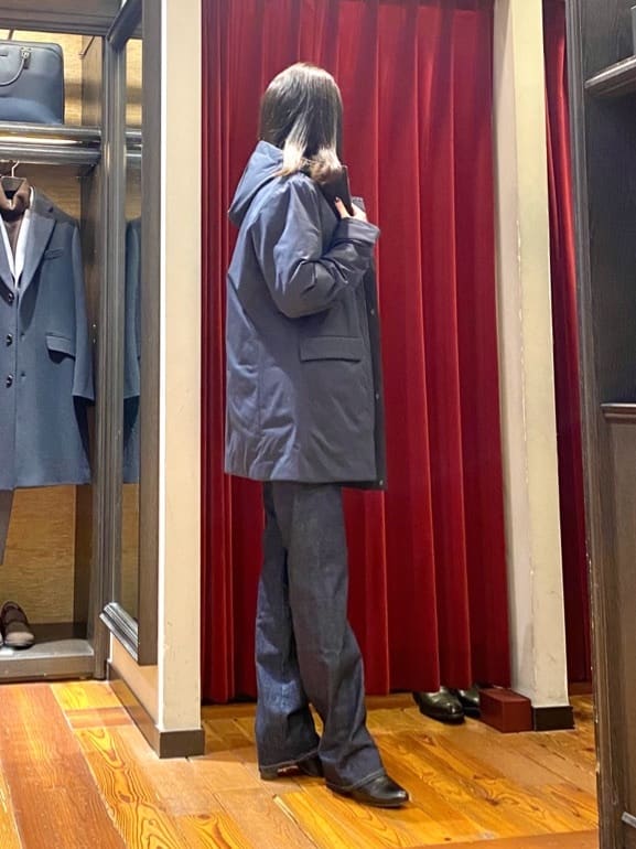 かわぴーさんの「TAKEO KIKUCHI｜【モンスターストレッチ】日本製 ワンウォッシュ デニムパンツ」を使ったコーディネート