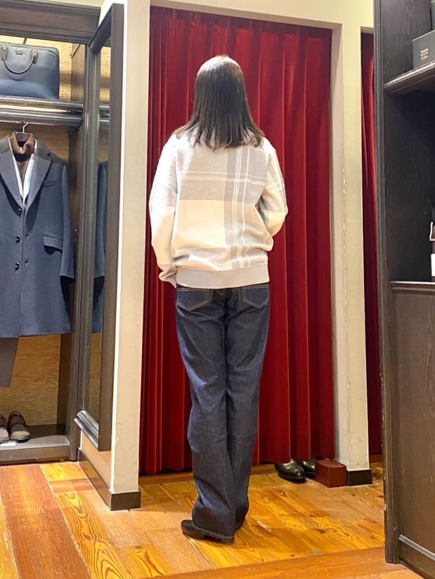 かわぴーさんの「TAKEO KIKUCHI｜【モンスターストレッチ】日本製 ワンウォッシュ デニムパンツ」を使ったコーディネート