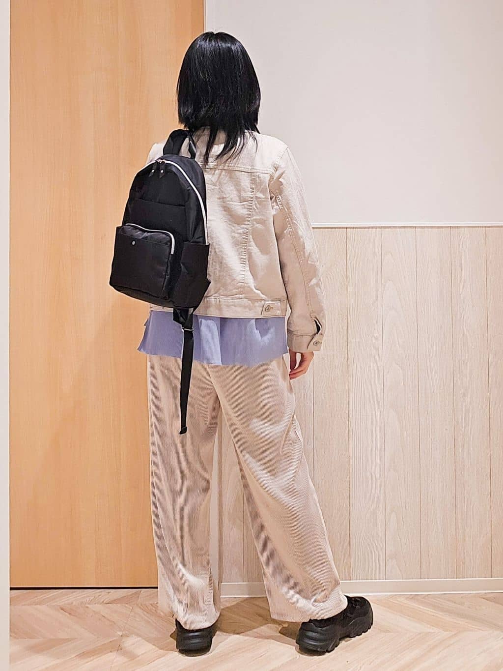 ＊yuki＊さんの「SHOO･LA･RUE｜◆【洗える】一枚で簡単こなれ見え スポンディッシュ 裾レイヤード風ニット」を使ったコーディネート