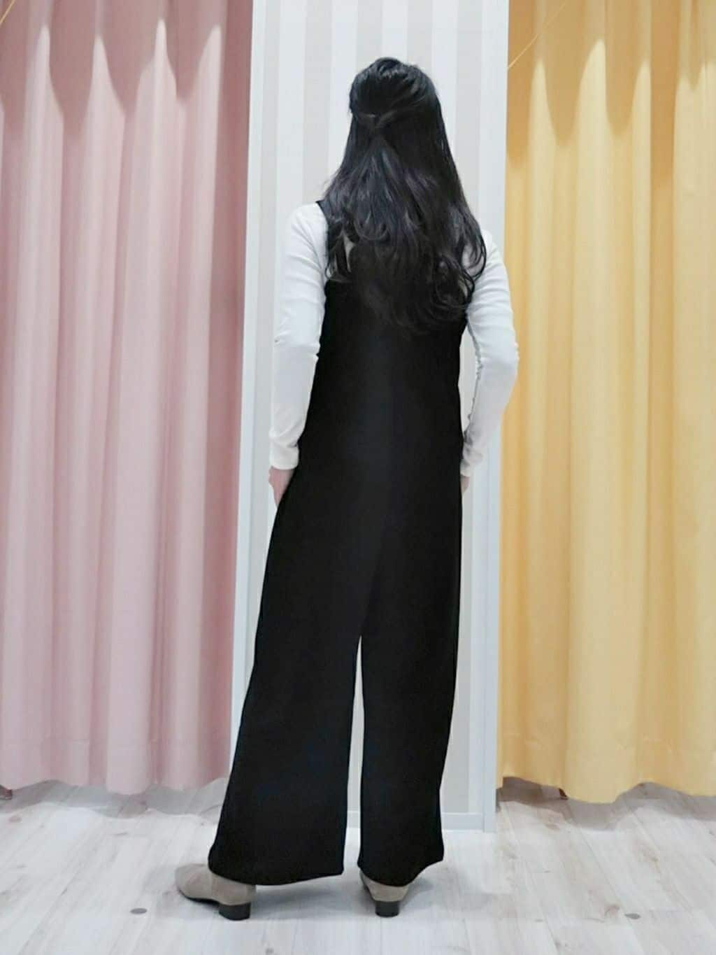 かずみさんの「SHOO･LA･RUE｜◆【S-LL】衿レースハイネックリブトップス」を使ったコーディネート
