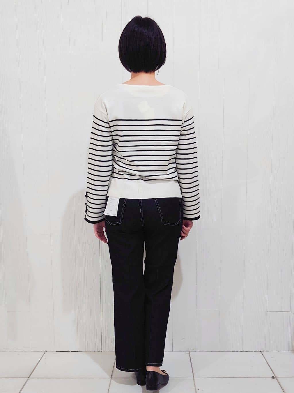 haruさんの「index｜《丈が選べる》ストレートデニムパンツ【洗濯機洗い可】」を使ったコーディネート