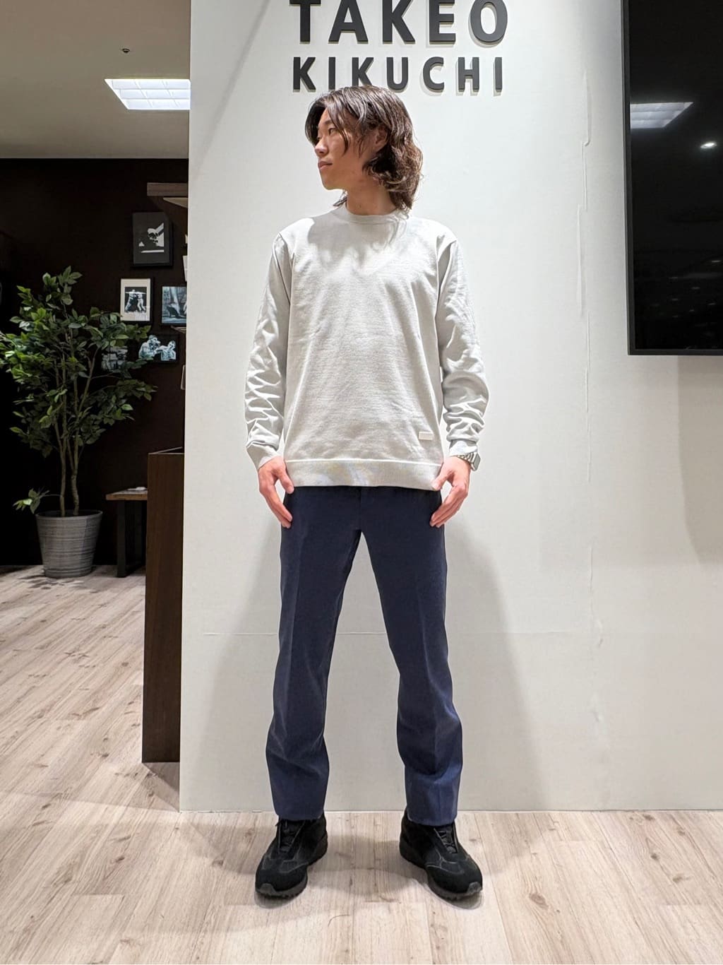 Kaiさんの「TAKEO KIKUCHI｜◆メランジ ハニカム ストレッチ ジャケット」を使ったコーディネート