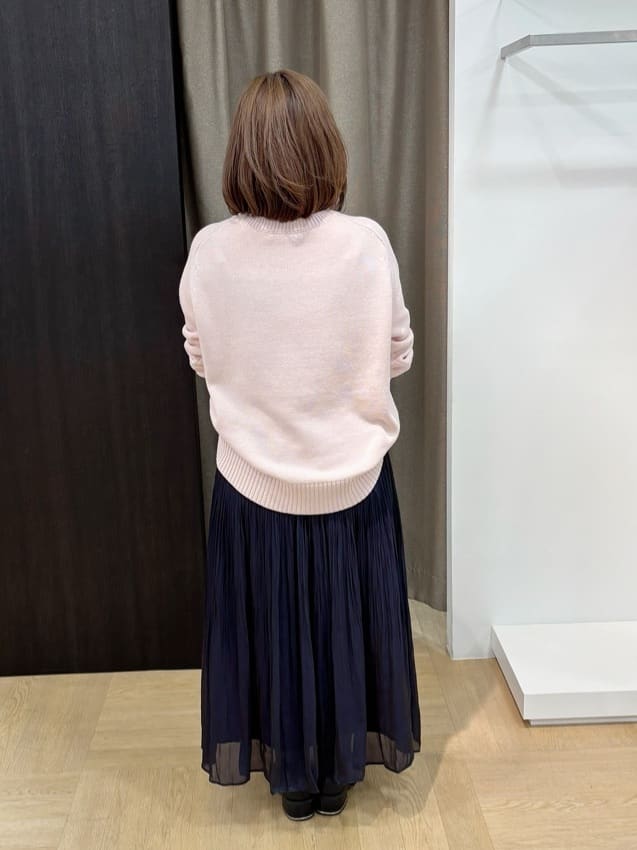 Keiさんの「UNTITLED｜◆【洗える/体型カバー】コットンウールプルオーバーニット」を使ったコーディネート
