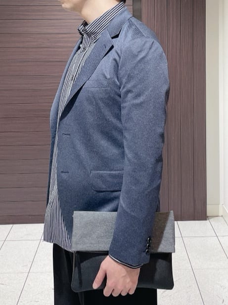 ToyoPさんの「TAKEO KIKUCHI｜【抗菌防臭/シーズンレス】シアサッカー ジャージシャツ」を使ったコーディネート