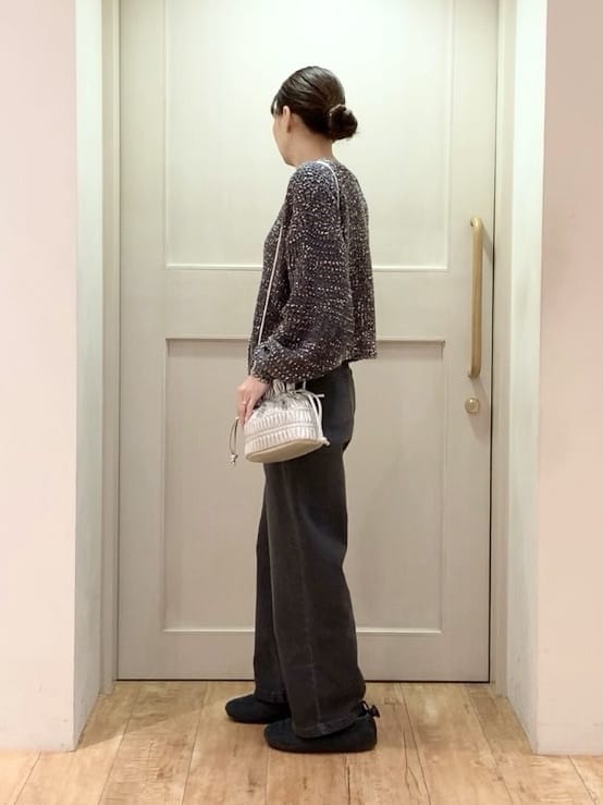 tamuさんの「SHOO･LA･RUE｜◆プリーツ巾着ショルダーバッグ」を使ったコーディネート