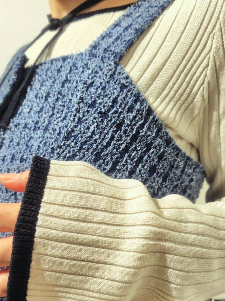 kodamaさんの「THE SHOP TK｜◆ジャカードデニムビスチェ【洗濯機OK】」を使ったコーディネート