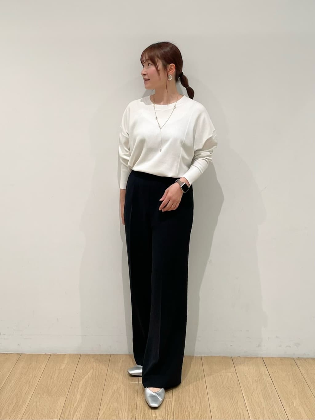 maiさんの「INDIVI｜◆【着る日傘/遮熱/UVケア】ダブルジャケット」を使ったコーディネート