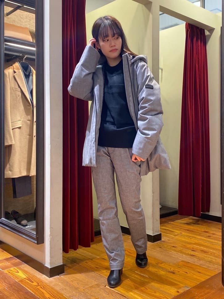 かわぴーさんの「TAKEO KIKUCHI｜【Made in JAPAN】播州織 ヘリンボン ストレート パンツ」を使ったコーディネート