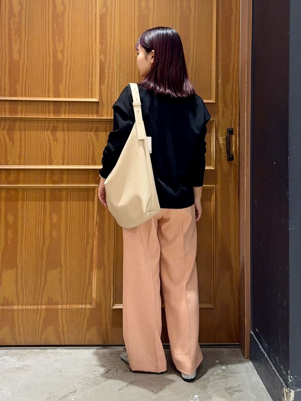 cherryさんの「THE SHOP TK｜◆【CAVIAN】ベーシックワイドパンツ/洗濯機OK」を使ったコーディネート
