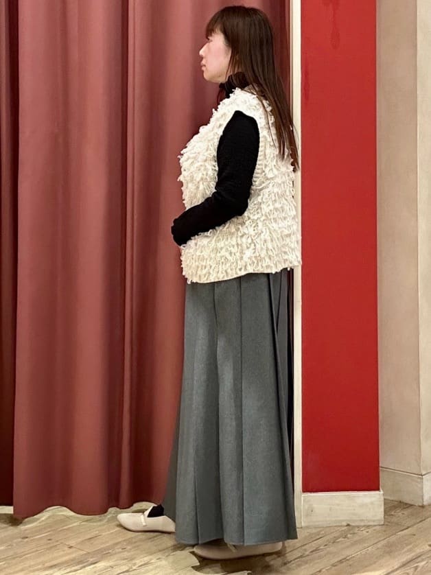 mayuckyさんの「SHOO･LA･RUE｜◆【洗える】ニットポインテッドローファー」を使ったコーディネート