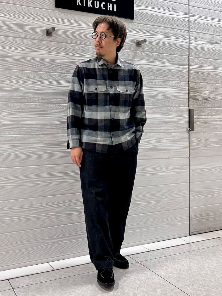 すーさんの「TAKEO KIKUCHI｜【3WAY】ジャカード グレンチェック ダウンライナー ブルゾン」を使ったコーディネート