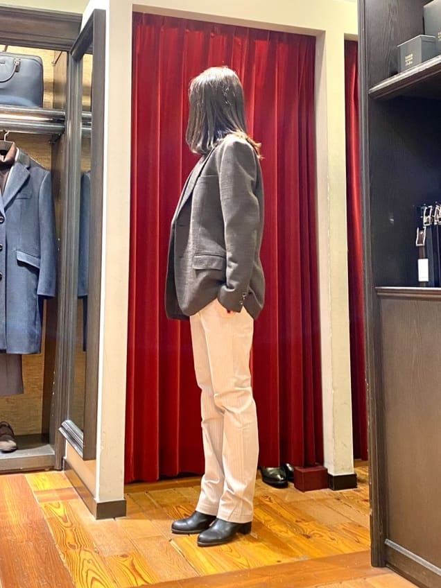 かわぴーさんの「TAKEO KIKUCHI｜【Made in JAPAN】播州織 ヘリンボン ストレート パンツ」を使ったコーディネート