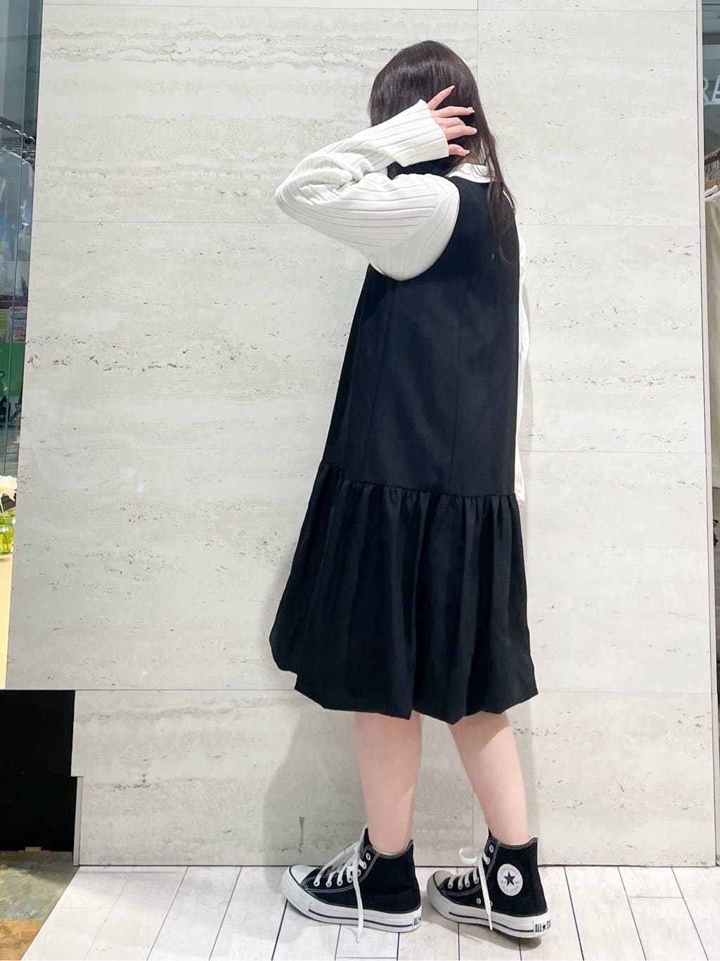 かほさんの「OPAQUE.CLIP｜CONVERSE キャンバス オールスター HI」を使ったコーディネート