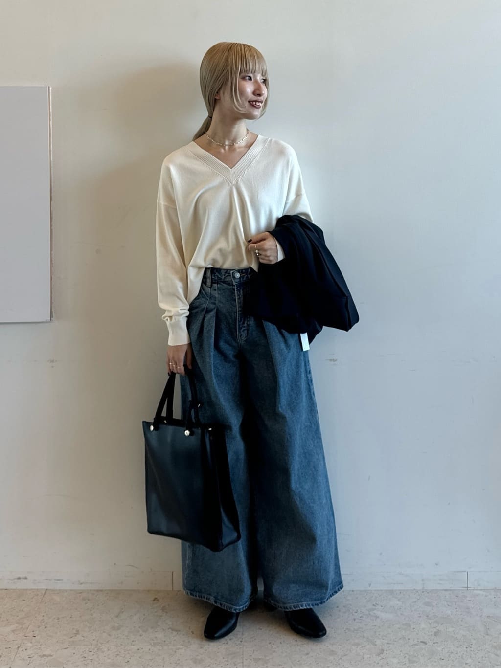 omaさんの「THE SHOP TK｜◆【ONOFF活躍／セレモニー／通勤】CAVIAN Wブレストジャケット／洗える」を使ったコーディネート