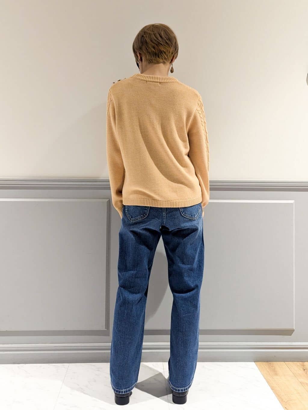 chieさんの「grove｜【Lee&times;grove別注】STRAIGHT DENIM PANTS」を使ったコーディネート