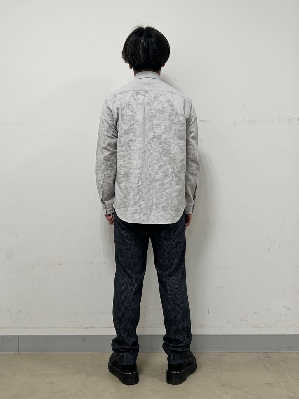 Hiroさんの「TAKEO KIKUCHI｜【抗菌防臭/シーズンレス】シアサッカー ジャージシャツ」を使ったコーディネート