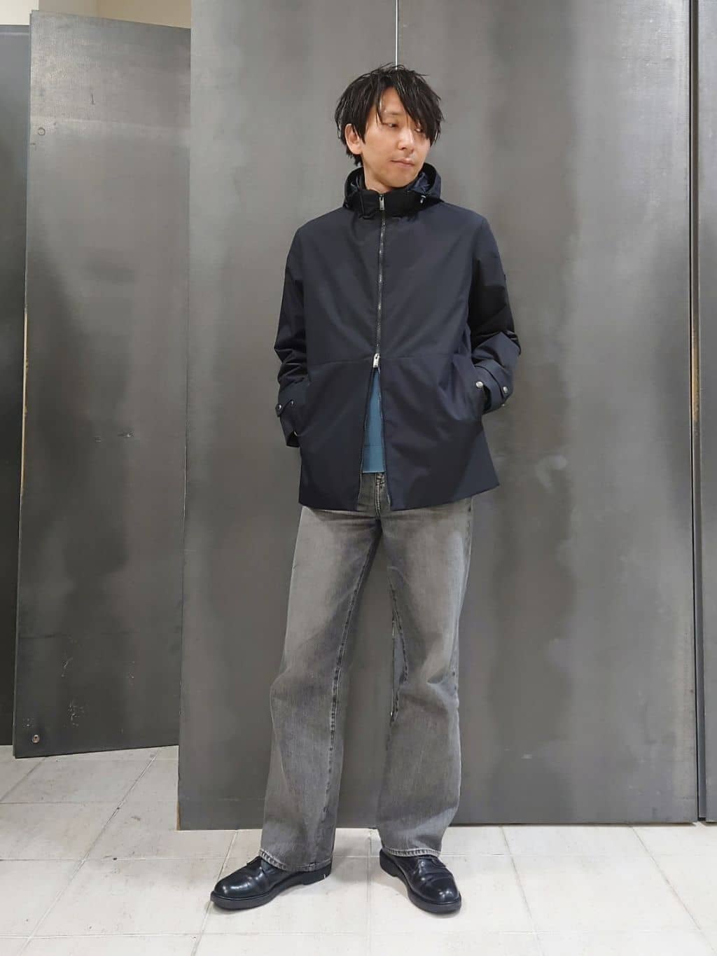 kawamuさんの「TAKEO KIKUCHI｜◆【ライトアウター】ドビー エレクティブ シェルブルゾン」を使ったコーディネート