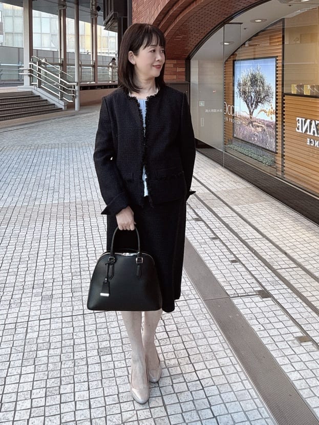 makiさんの「UNTITLED｜【セレモニー】パール調フリークリップネックレス」を使ったコーディネート