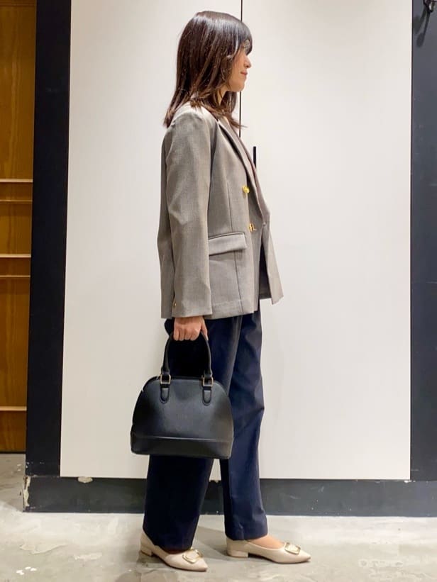 shikaさんの「THE SHOP TK｜◆【ONOFF活躍／セレモニー／通勤】CAVIAN Wブレストジャケット／洗える」を使ったコーディネート