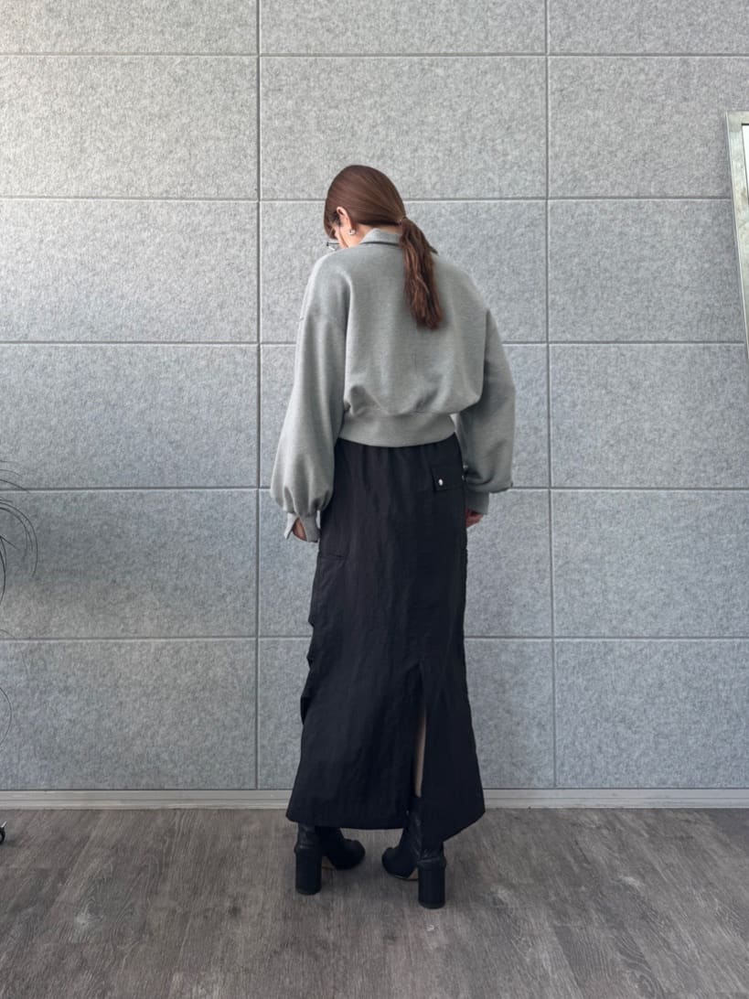 designer yukaさんの「CODE A｜puff zip sweat」を使ったコーディネート