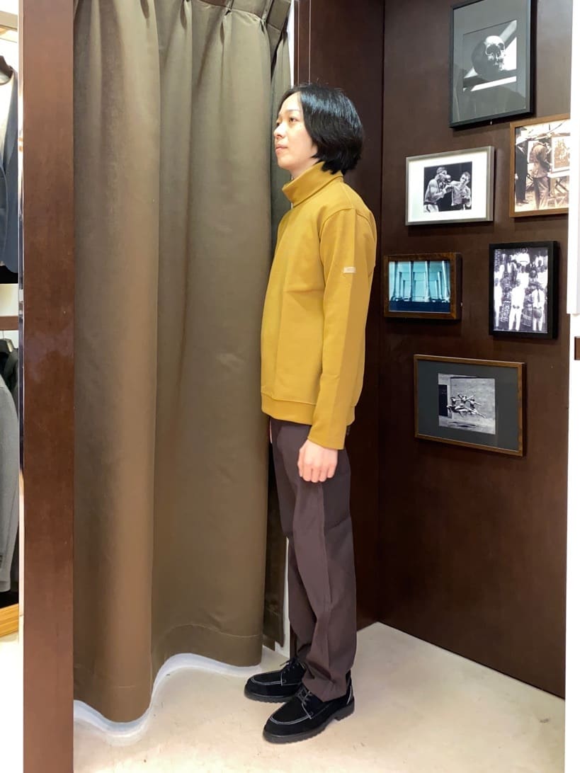 コバヤシさんの「TAKEO KIKUCHI｜【Made in JAPAN】播州織 ストレッチ パンツ」を使ったコーディネート