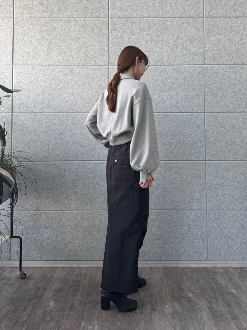 designer yukaさんの「CODE A｜puff zip sweat」を使ったコーディネート