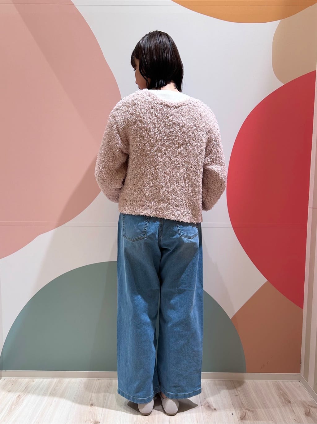 末っ子さんの「SHOO･LA･RUE｜◆【S-LL】重ね着コーデで差をつける お袖チュールリブトップス」を使ったコーディネート