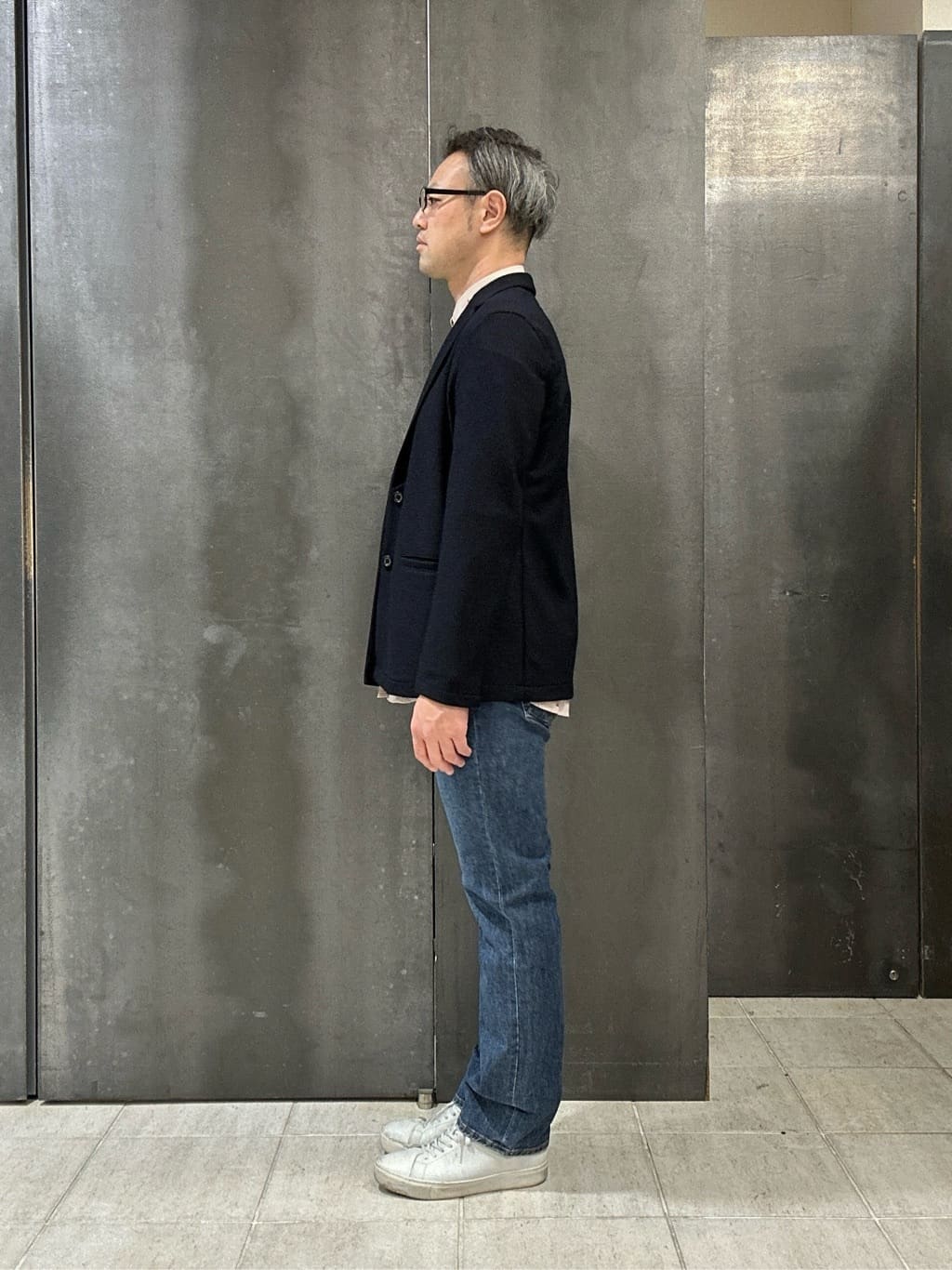 coheyさんの「TAKEO KIKUCHI｜ハットモチーフ ジャカード ストライプ シャツ」を使ったコーディネート