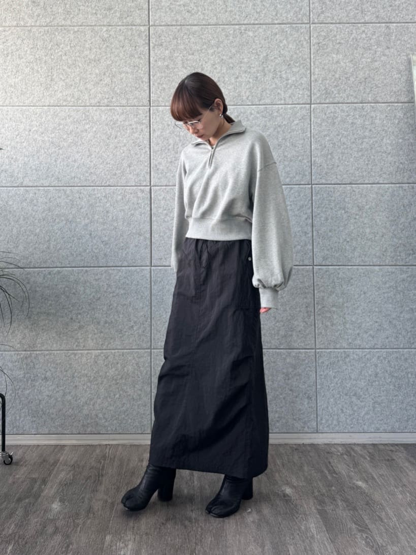 designer yukaさんの「CODE A｜puff zip sweat」を使ったコーディネート