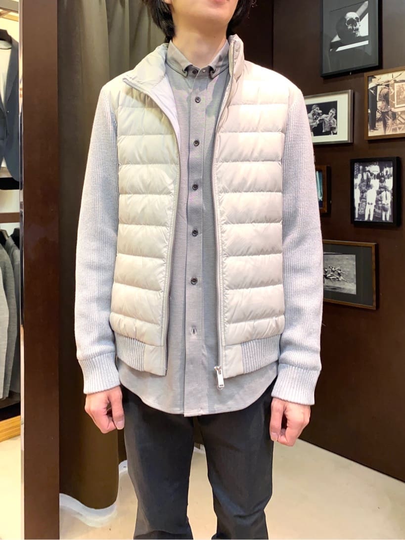 コバヤシさんの「TAKEO KIKUCHI｜【Made in JAPAN】播州織 ヘリンボン ストレート パンツ」を使ったコーディネート