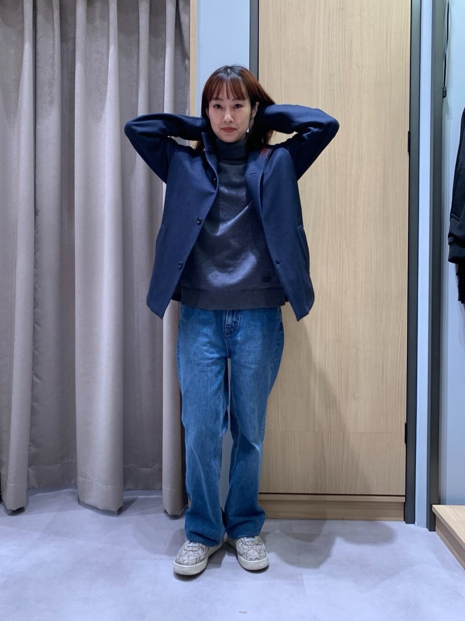 よぴさんの「TAKEO KIKUCHI｜【DOWN FABRIC】ダウンファブリック スタンドカラーブルゾン」を使ったコーディネート