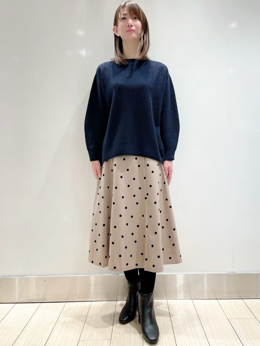 タカハシさんの「Reflect｜◆【夏SALE／手洗い可／ホールガーメント（R）】ゆるシルエットニット」を使ったコーディネート