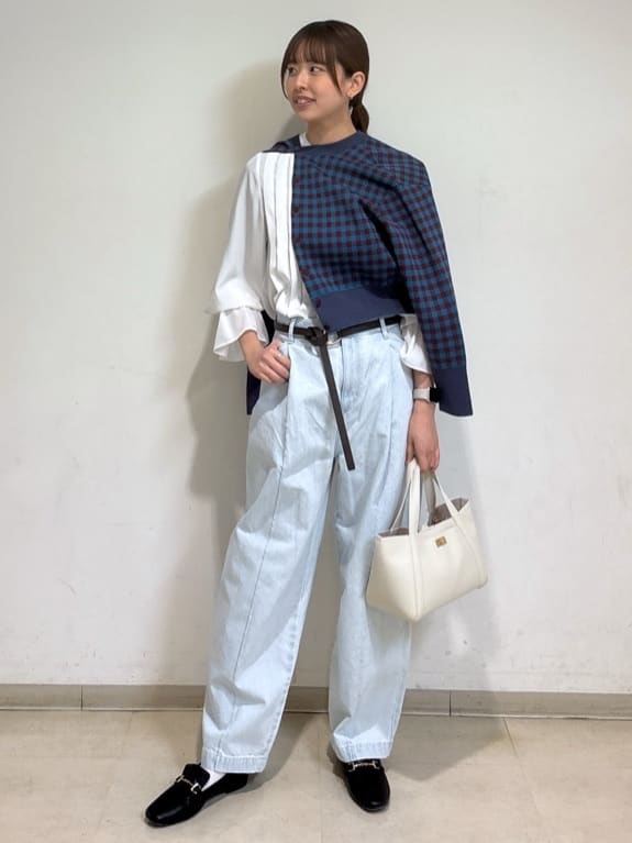 yukaさんの「UNTITLED｜【トレンドアイテム】ソフトナローベルト」を使ったコーディネート