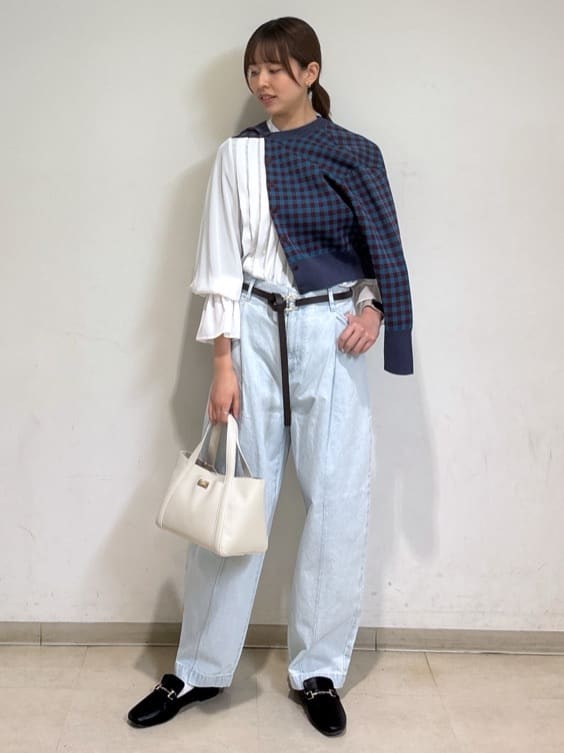 yukaさんの「UNTITLED｜【トレンドアイテム】ソフトナローベルト」を使ったコーディネート