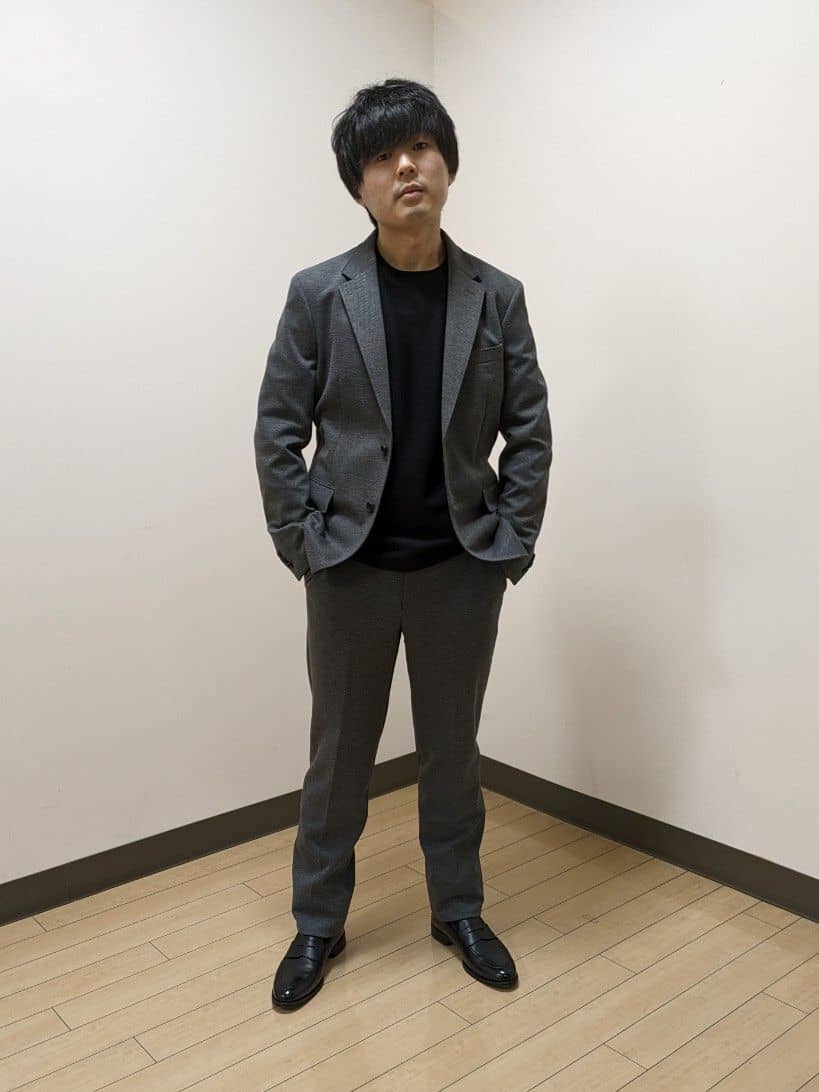 あきやまさんの「TAKEO KIKUCHI｜コインローファー」を使ったコーディネート
