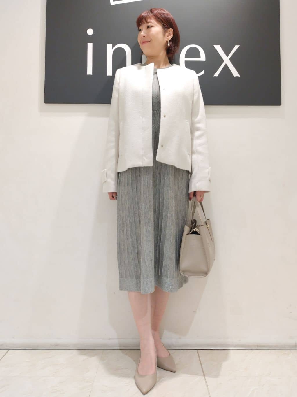 n.さんの「index｜《5色展開／XS-LLサイズ》ストレッチテーラードジャケット／セットアップ対応【イージーアイロン】」を使ったコーディネート
