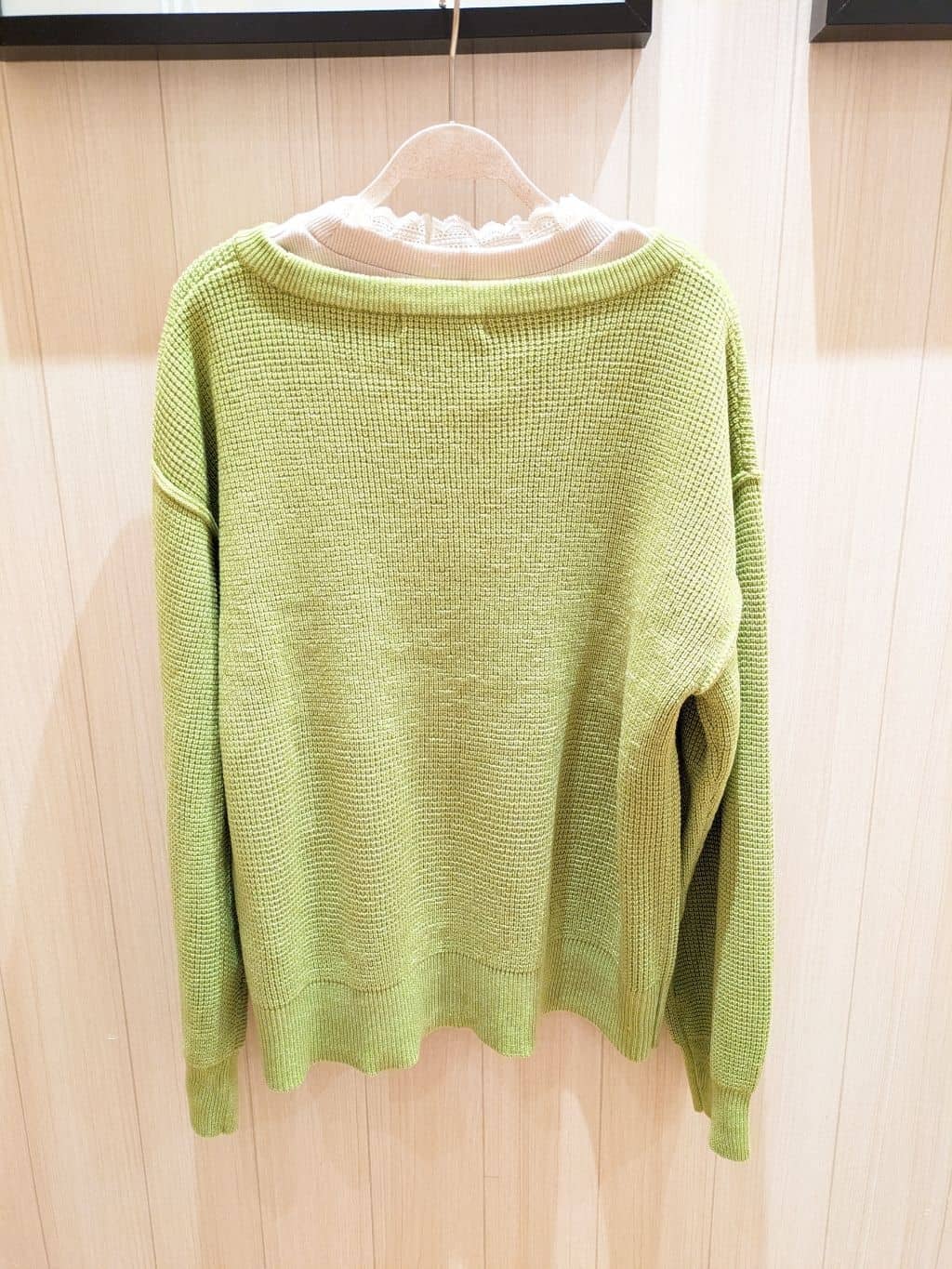 S☆mama さんの「SHOO･LA･RUE｜◆【洗える/S-LL】ワッフル編みが魅力な ドロップショルダーニット」を使ったコーディネート