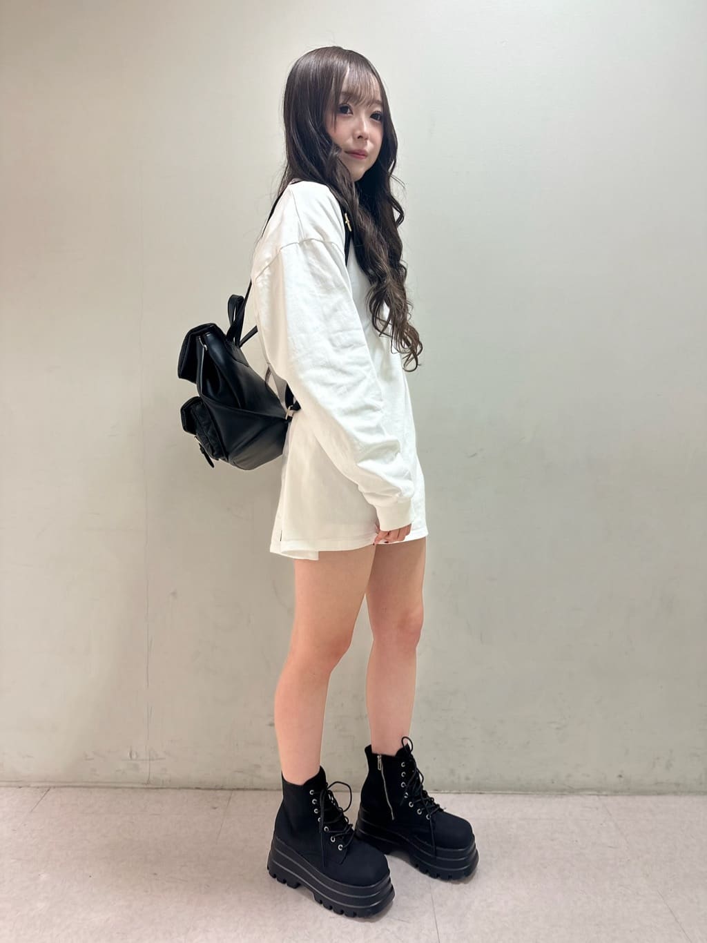 ayakaさんの「ESPERANZA｜キルティングリュック」を使ったコーディネート