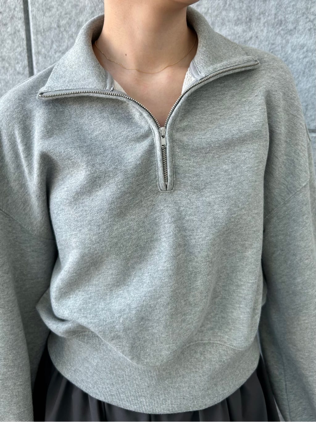 harunaさんの「CODE A｜puff zip sweat」を使ったコーディネート