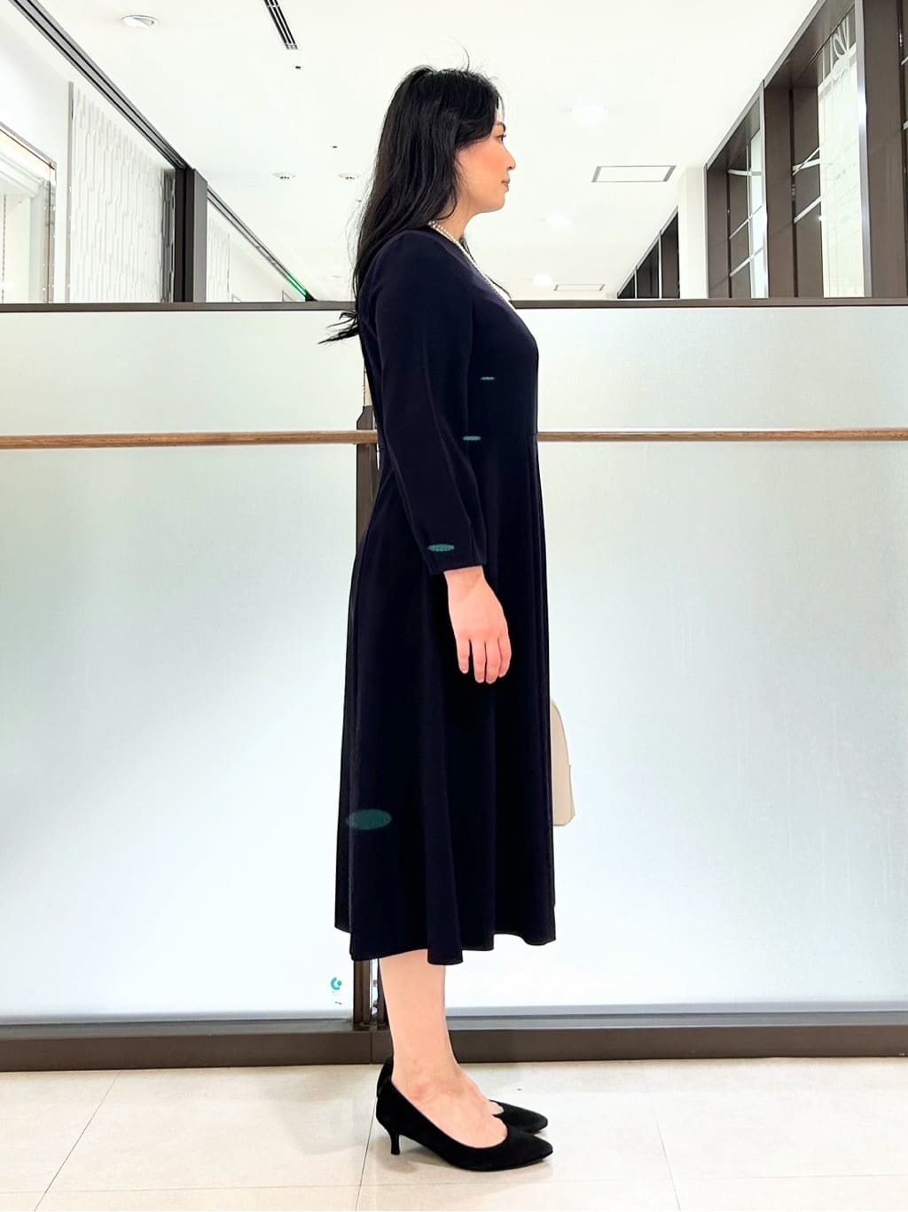 なおさんの「UNTITLED｜【追加6/日本製】2連フェイクパールネックレス」を使ったコーディネート