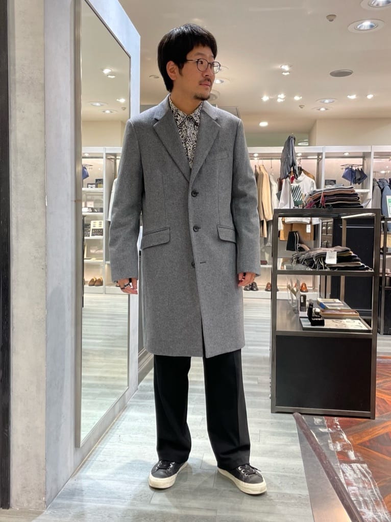 ritoさんの「TAKEO KIKUCHI｜ウールカシミヤブレンド チェスターコート」を使ったコーディネート