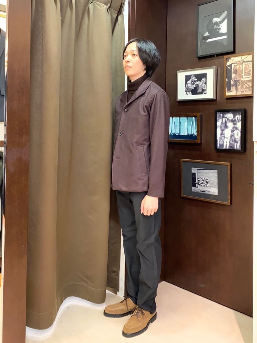 コバヤシさんの「TAKEO KIKUCHI｜【Made in JAPAN】播州織 ストレッチ パンツ」を使ったコーディネート