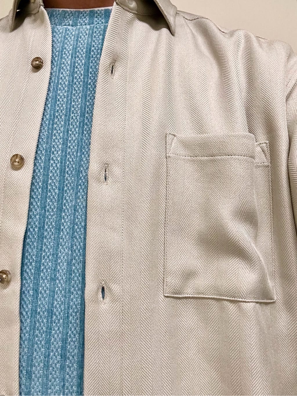 KENJI Iさんの「THE SHOP TK｜【オールシーズン穿ける！】7DAYSストレッチへリンボンパンツ　ON&hArr;OFF兼用」を使ったコーディネート