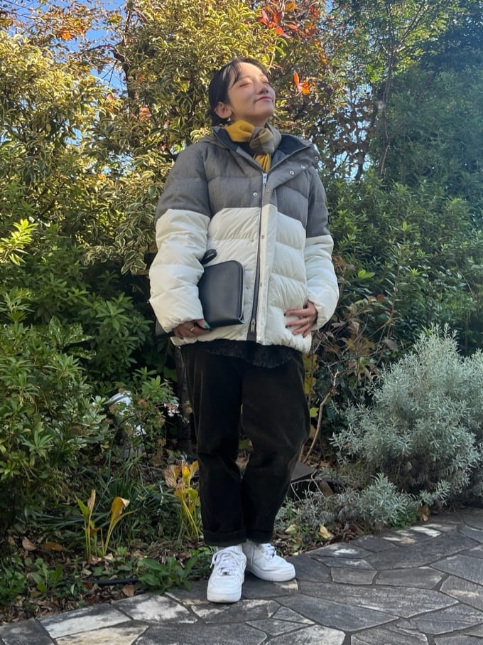 みちゃおさんの「TAKEO KIKUCHI｜【ベーシック】レザー クラッチバッグ」を使ったコーディネート