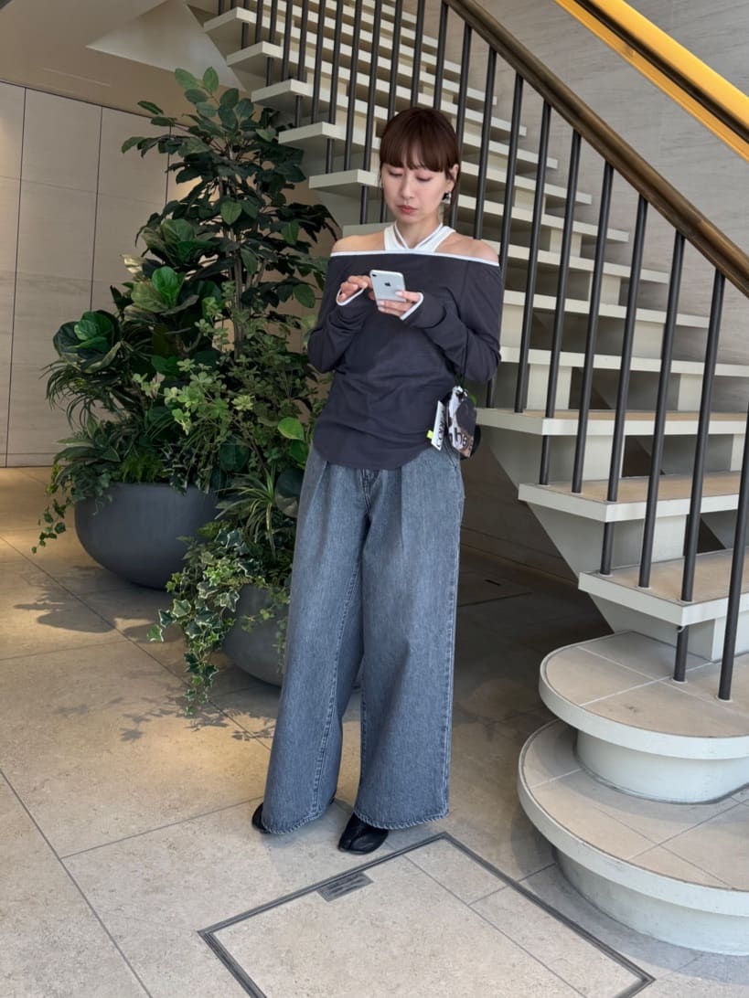 designer yukaさんの「CODE A｜【Cup-in】design cut tank」を使ったコーディネート