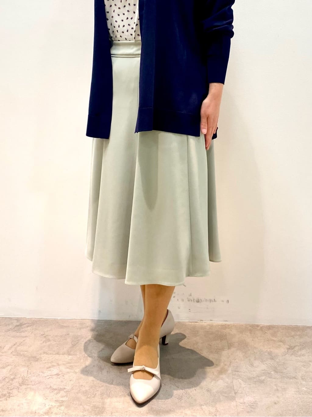 oharaさんの「Reflect｜◆【夏SALE／単品使いもできる】プリントブラウス着流しカーディガンニット」を使ったコーディネート