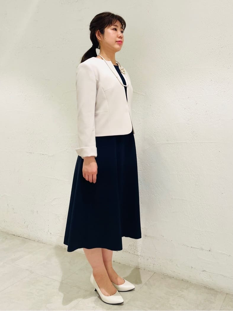 CHISATOさんの「UNTITLED｜◆【通勤スーツ】ノーカラージャケット」を使ったコーディネート